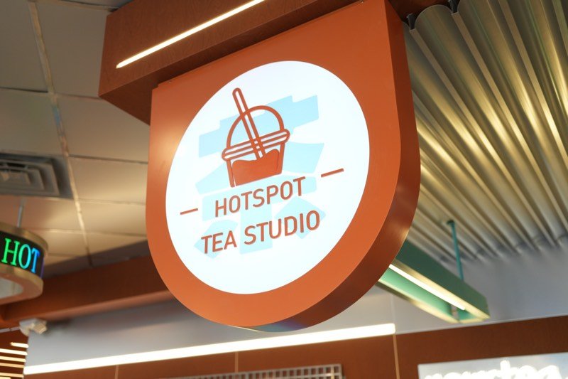 Hotspot Tea Studio sign